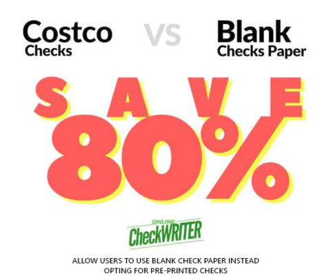 Costco Checks Print Yourself Now Instead Of Order Wait