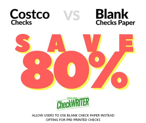 Costco Checks vs Blank Check Paper