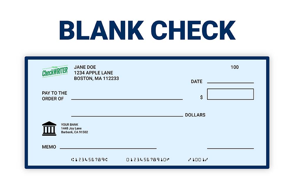 What Is A Blank Check 