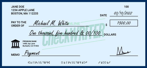 Make Business Checks Using Online Check Writer