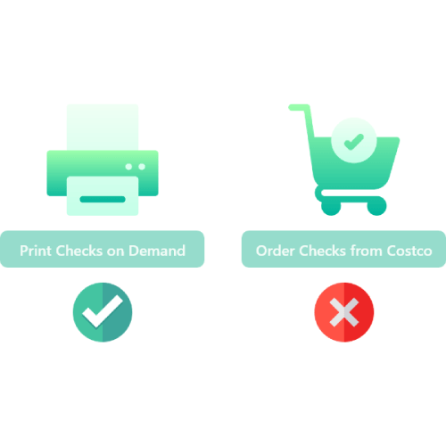 Costco Check Printing Print Yourself Now Online Instead