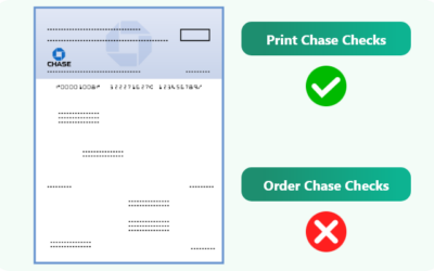 Avoid Ordering Chase Checks, Use Online Check Writer