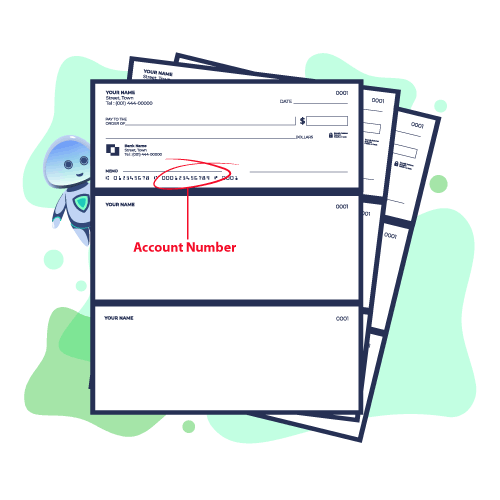 how to find my bank account number on a check