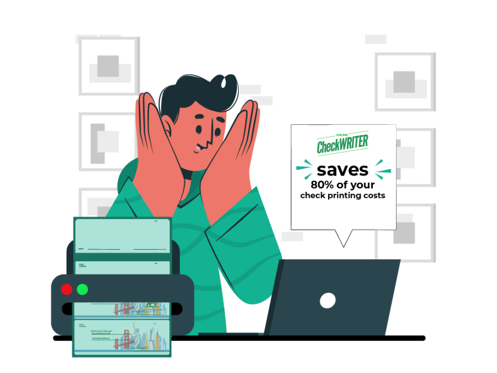Print Check Online From The Comfort Of Your Home Or Office
