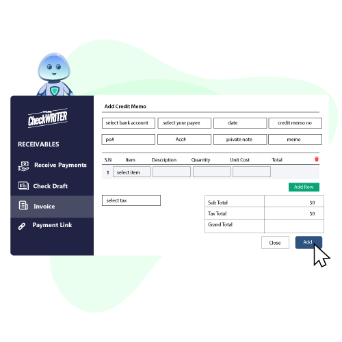 Credit Memo Easily Manage & Keep Business Running Smoothly