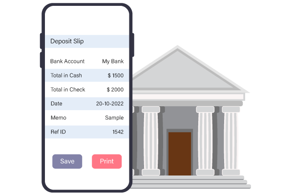 Deposit Slips of Any Bank