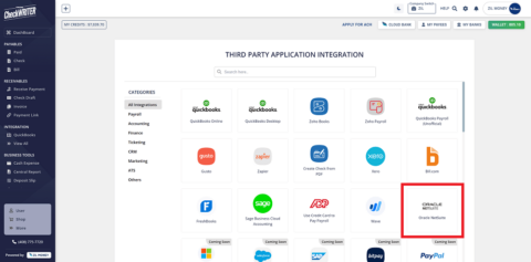 Oracle NetSuite Integration. Import Bills, Invoices & Payees