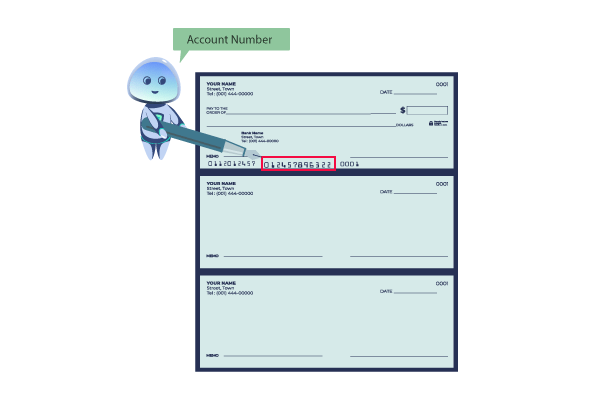 Print Account Number in Check with OnlineCheckWriter.com