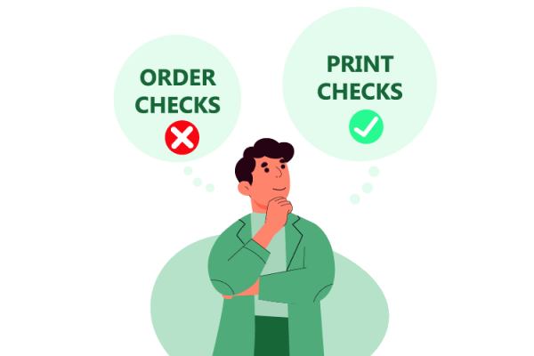 Print Checks: No Need to Order QuickBooks Checks