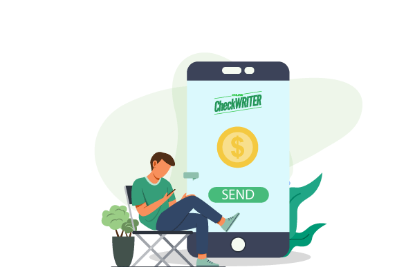 A Man Sitting on a Chair with a Phone and Money, Exploring the Best Way Send Money Online