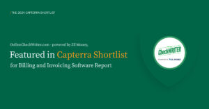 OnlineCheckWriter.com - powered by Zil Money, Featured in Capterra Shortlist for Billing and Invoicing Software