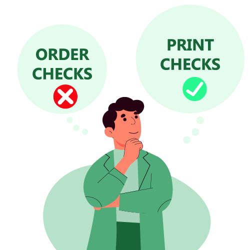 Order Business Checks Online? No More Pre-Printed Checks. Print Checks Quickly & Easily