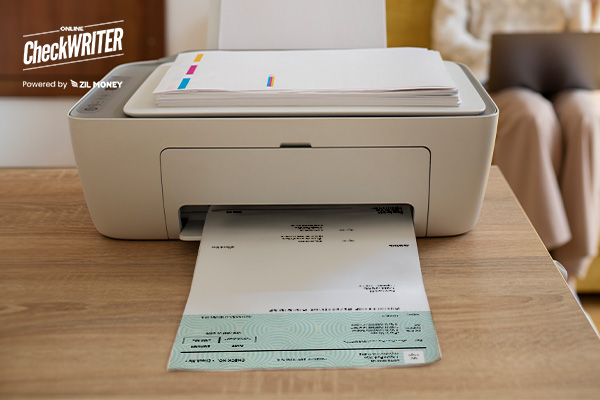 A Regular Printer Printing Checks On Blank Stock Paper Instead of a Checkeeper Alternative. Empower Your Business with Secure and Efficient Check Printing Services