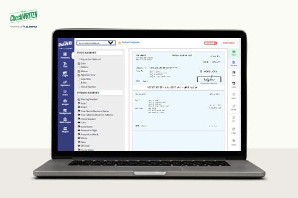 A Screen Showing Check Layout, 4 Ways to Create and Customize Bank Check Layout