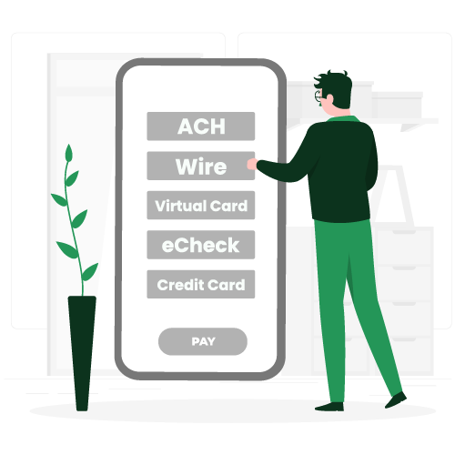 A Man Using A Phone To Make Hospital Payment, Integrate Health Care Accounting Software to Manage Financials Securely