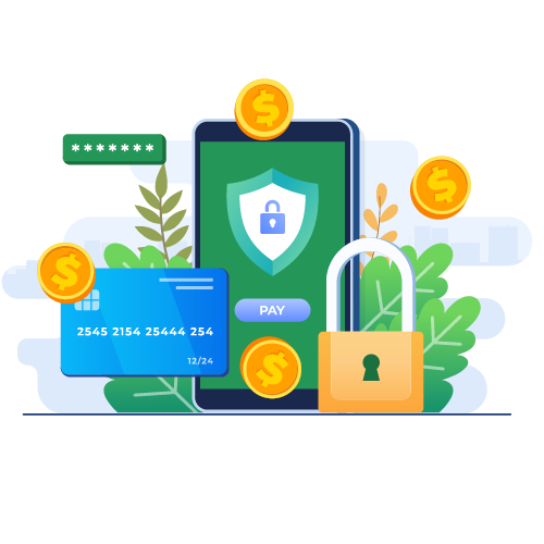 An Image That Shows Secure Payment Options, Integrate Health Care Accounting Software to Manage Financials Securely