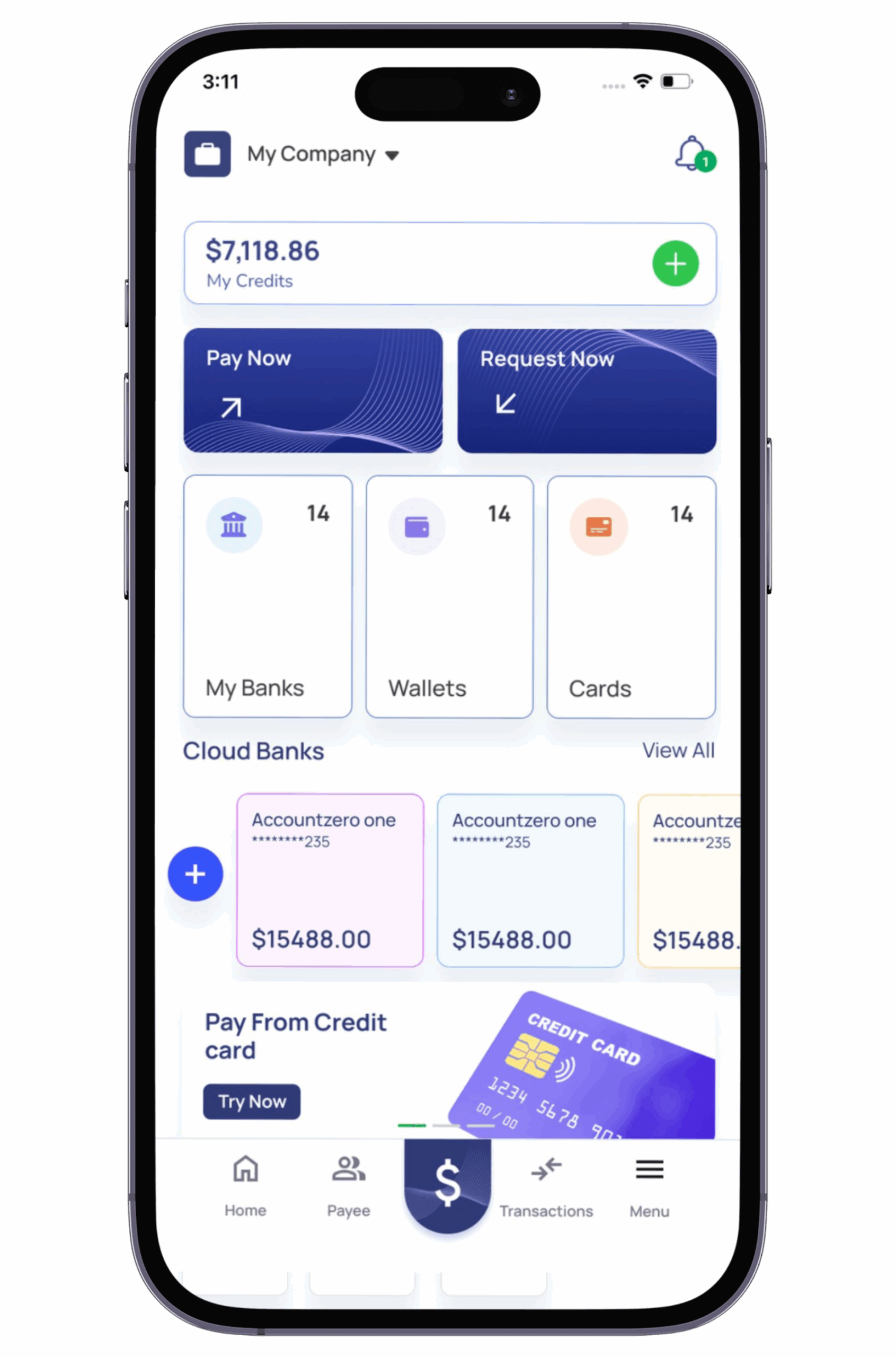 A Smarphone Showing Payment Solution, The Fastest Way to Get Paid or Pay — In Your Pocket