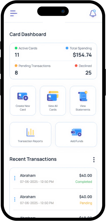 Manage Cards Anywhere with Our Mobile App