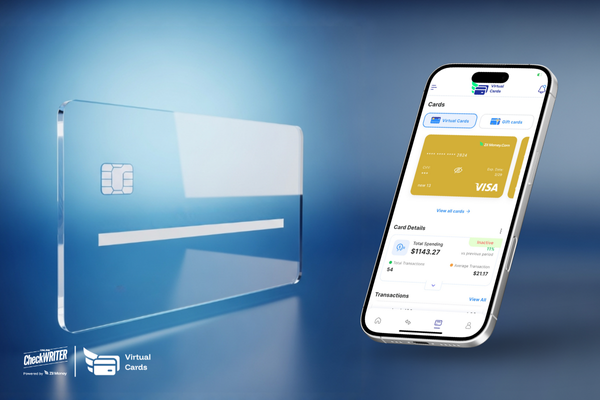 An Image That Shows A Mobile that Shows a Virtual Card Instantly Issue Cards, Set Spending Limits & Secure Transactions for Your Business—All from Your Phone
