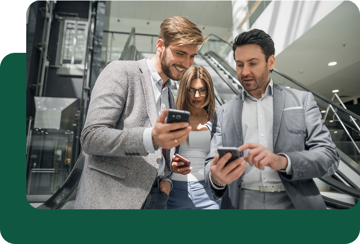 3 Persons Using a Tablet to Make International Payments Easily, Send Money to Philippines from USA – Fast, Secure & Low-Cost