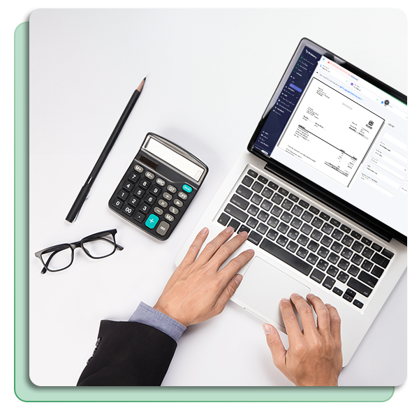 A Hand Working on a Laptop to Create Bills, Who benefits most