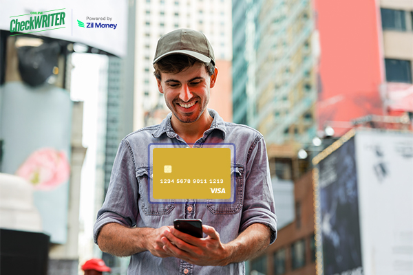 A Man Using A Mobile to Make Payments Easily. Las Vegas Hospitality Cards Use Geo-Limits, Vendor Controls