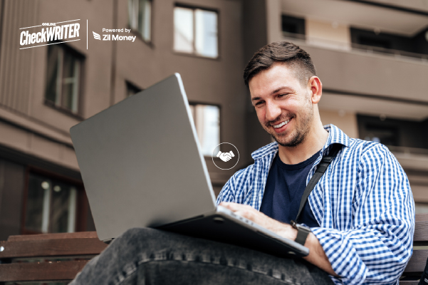 A Man Using A Laptop to Make a Payment Easily. Odoo Integration Removes Double Entry by Syncing Bills, Payments, and Records Automatically, Giving Businesses Faster Processing