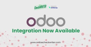 OnlineCheckWriter.com - Powered by Zil Money Integrates with Odoo for Unified Finances