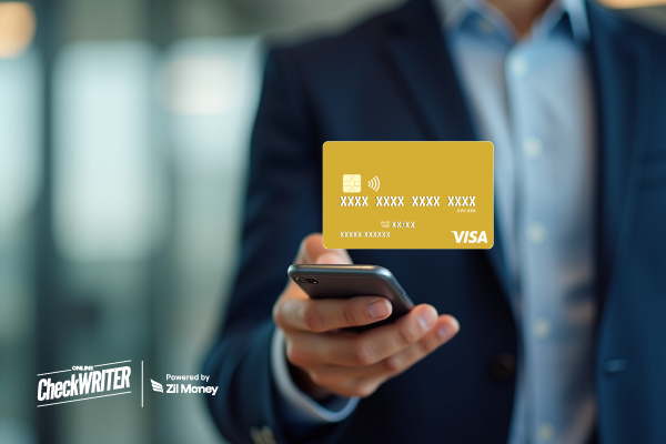 The Best Way to Control Business Expenses in 2025 with Virtual Cards A Man Using A Mobile to Make a Payment Easily. A Virtual Card for Business Helps Control Spending, Set Limits, Track Expenses, and Ensure Secure Payments