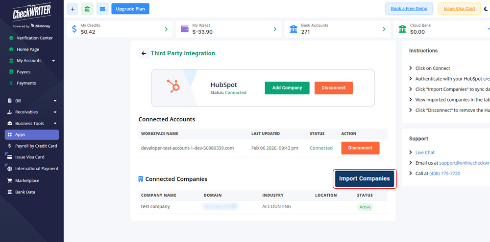Import Companies Choose the employees you want to pay. Leave out anyone else