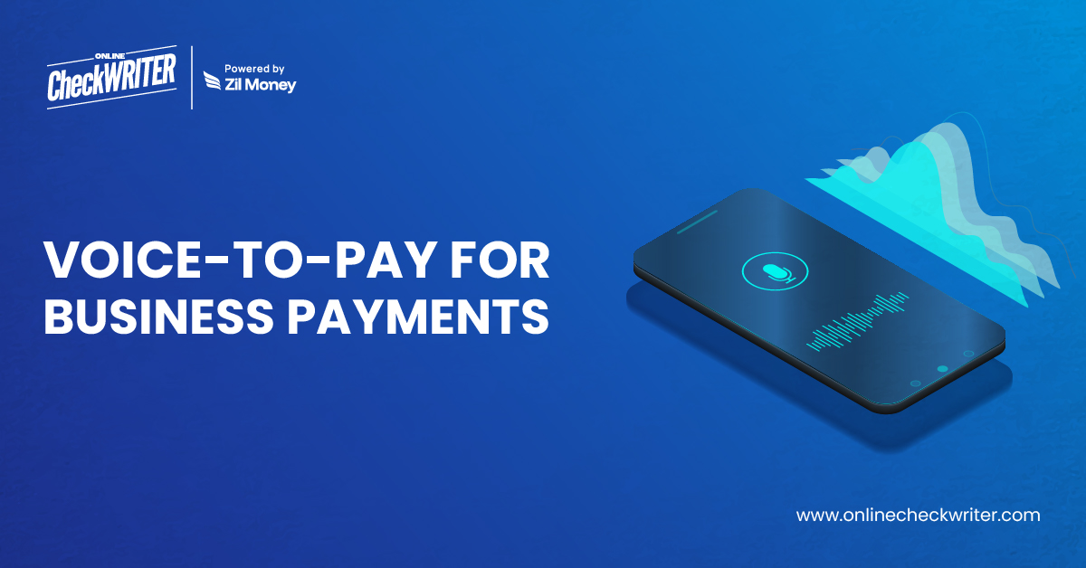 OnlineCheckWriter.com Expands Payment Creation with Voice-to-Pay Capability