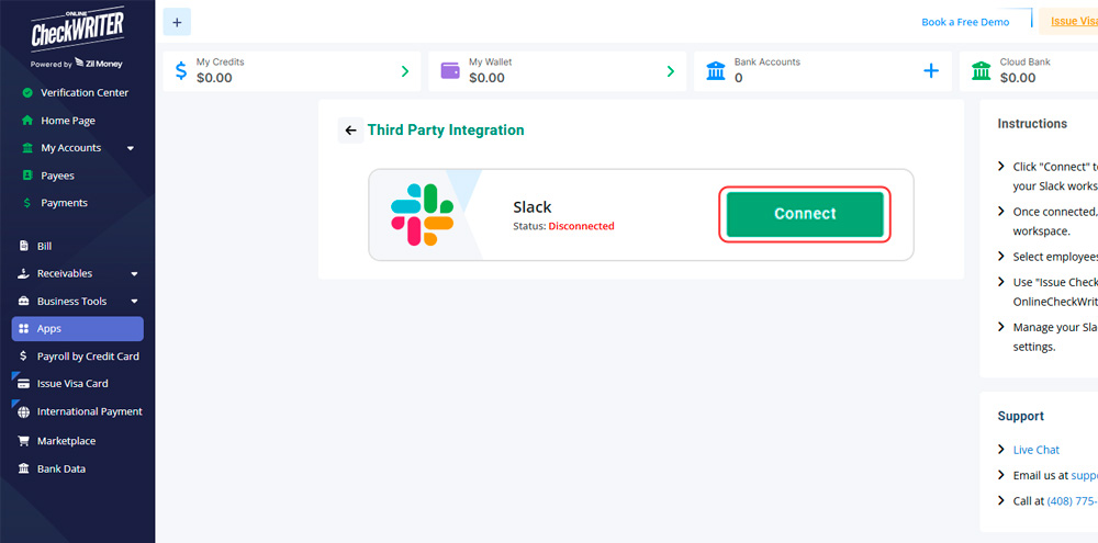 Click Connect Approve access to your Slack workspace. Takes 30 seconds.