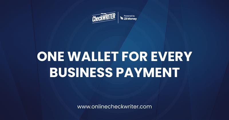 OnlineCheckWriter.com's Digital Wallet Gives SMBs a Single Command Center for Every Payment Rail