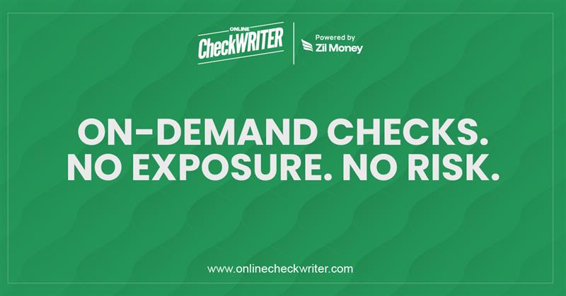 OnlineCheckWriter.com Addresses Rising Check Fraud Risk with On-Demand Check Printing