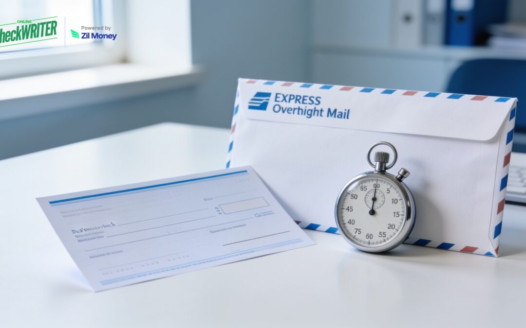 6 Reasons an Overnight Check Mailing Service Saves Urgent Payments