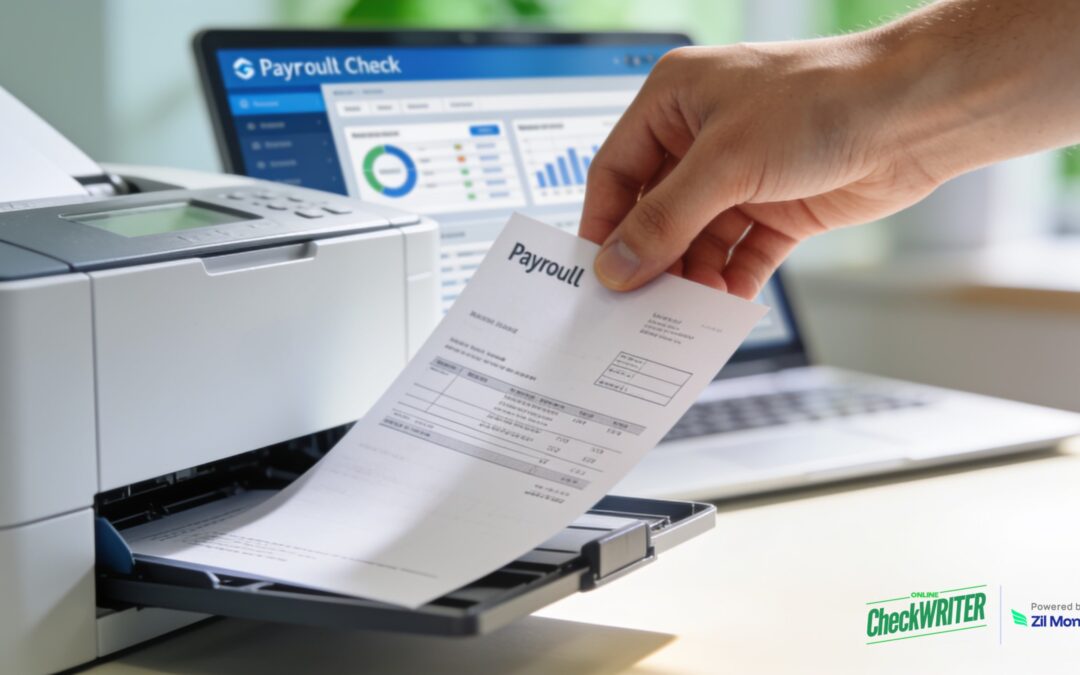 5 Ways to Print Payroll Checks Online Without Pre-Printed Check Stock