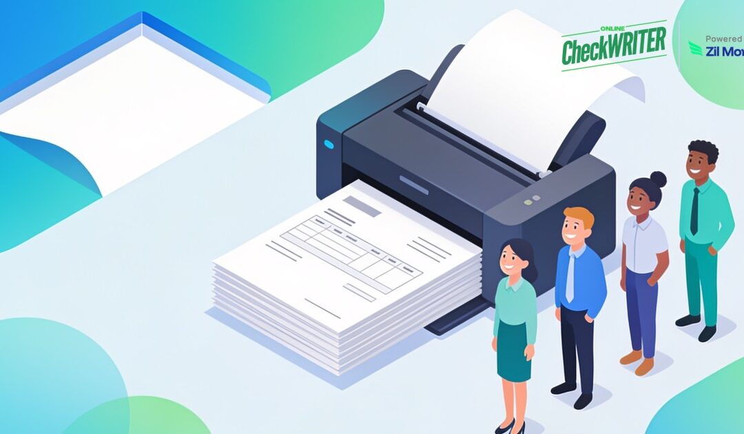How to Print Payroll Checks Online: 6 Steps to Faster Pay Runs