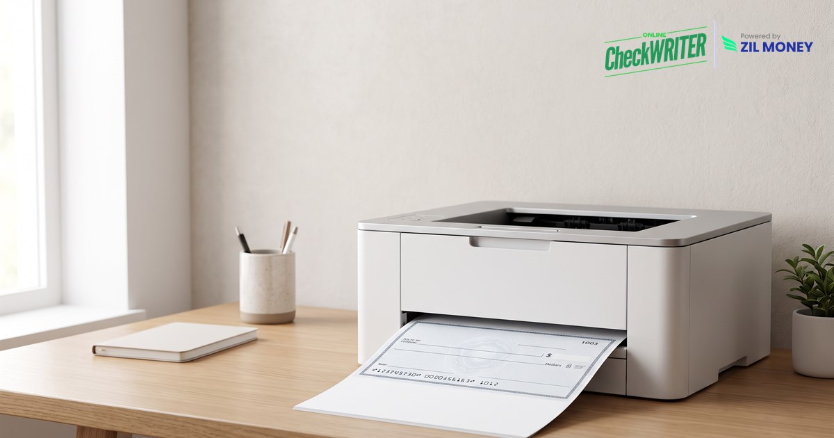 6 Ways EZ Check Printing Makes Business Payments Simple EZ check printing on blank stock from a home office laser printer