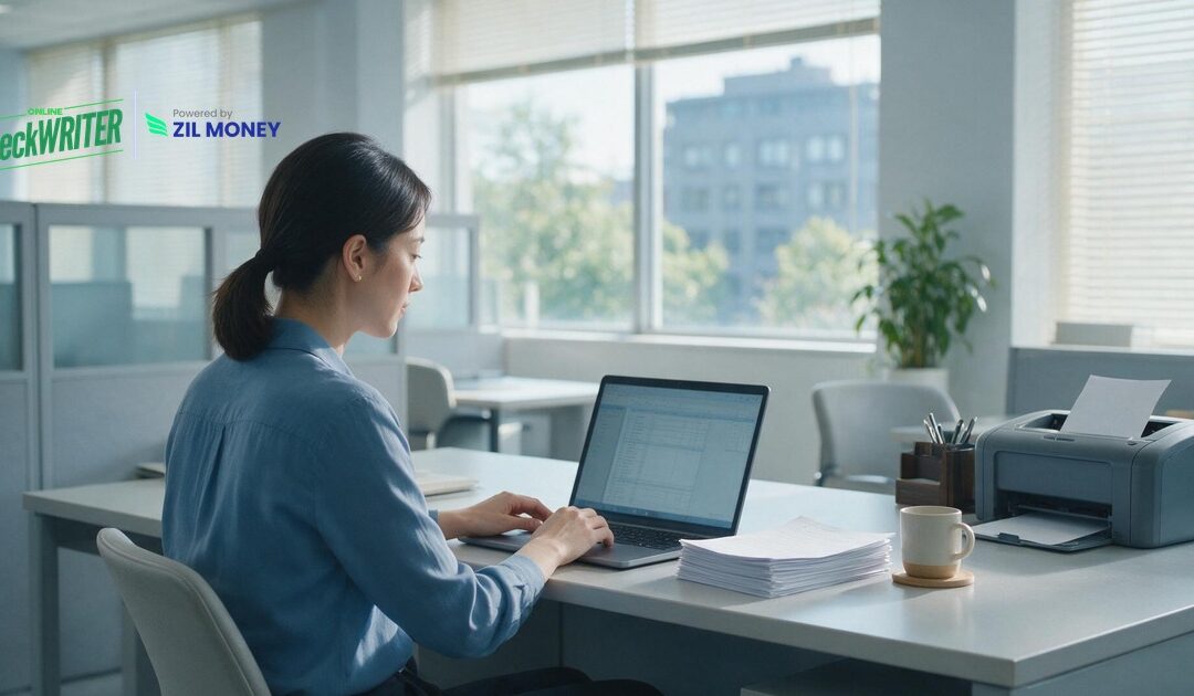 Business Checks Online: 6 Ways to Take Control of Your Check Run