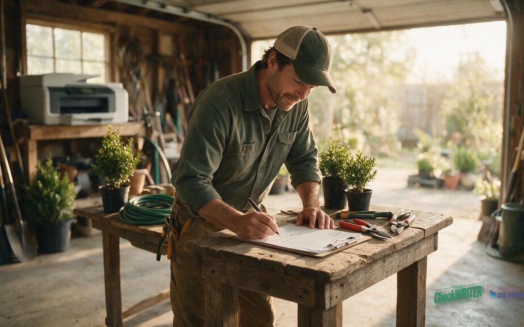 How a Boise, Idaho Landscaping Company Prints Its Own Business Checks