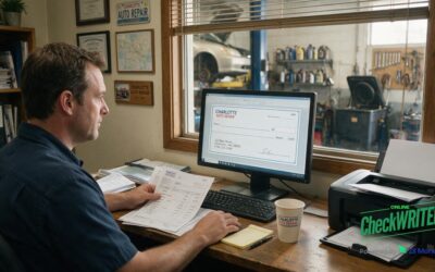 How a Charlotte Auto Repair Shop Uses a Check Printing Template