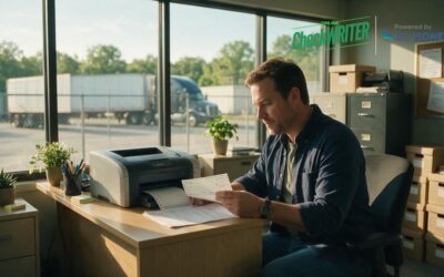 Check Printing for Trucking Companies: Driver Settlements and Owner-Operator Payouts in Atlanta, Georgia
